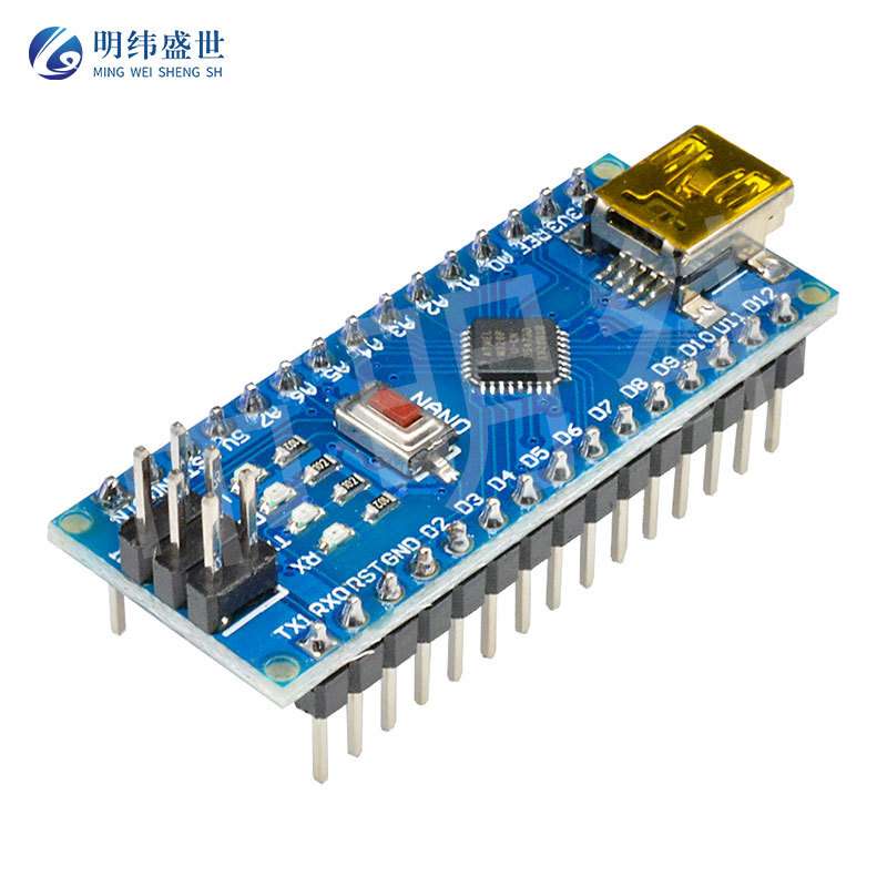 CH340版NANO V3.0 ATMEGA328P-MU小芯片版mini接口 焊接不配线图片