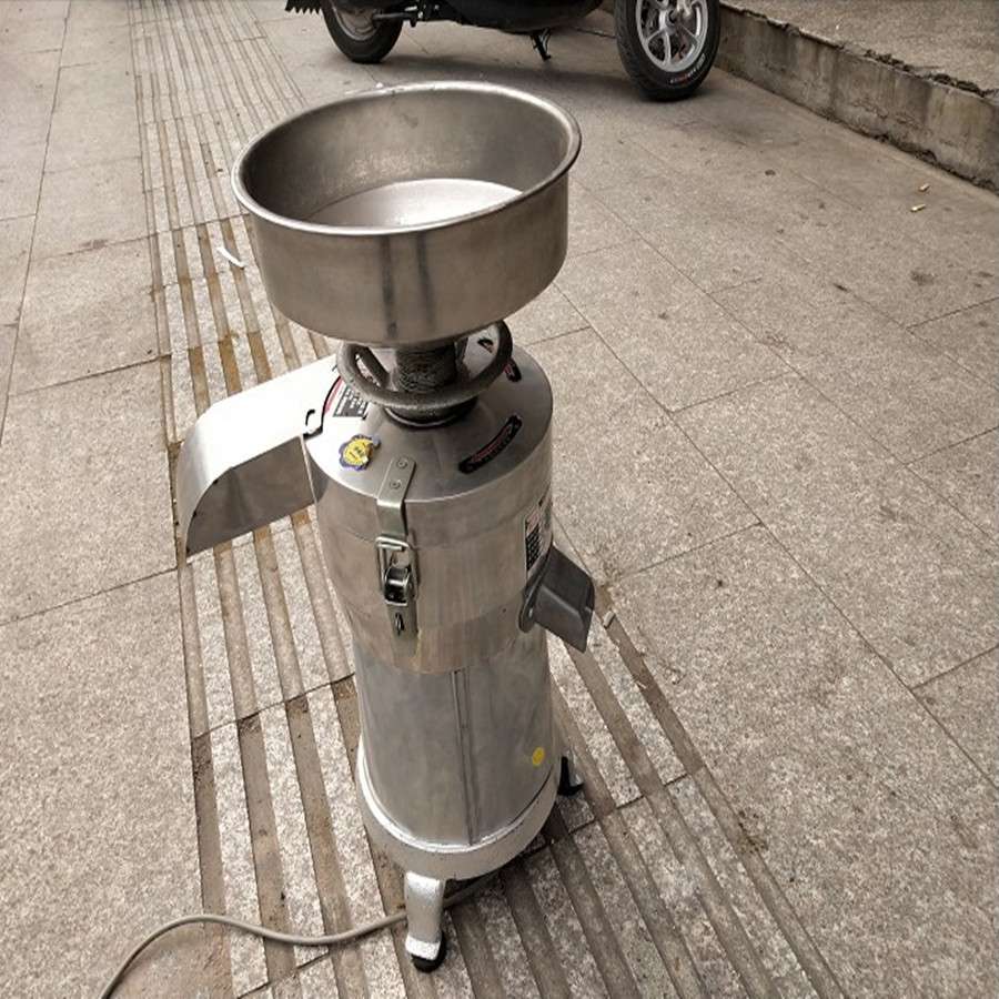 神龙125型不锈钢浆渣分离磨浆机 立式商用磨豆浆机 家用磨粉机器
