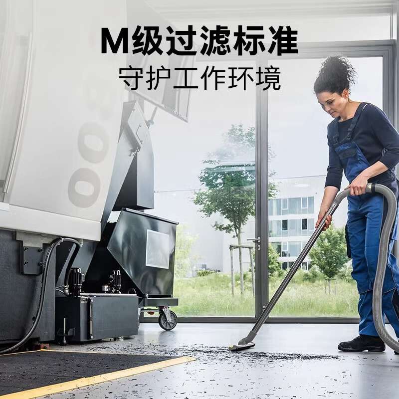 KARCHER德国卡赫工业桶式干湿两用抖尘吸尘器NT65/2 AP双电机65升