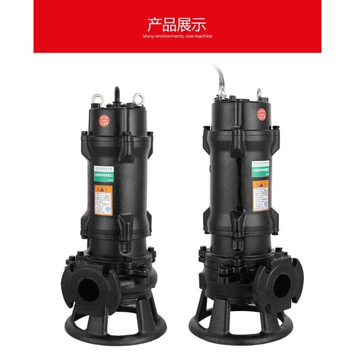 沼气化粪池排污泵养殖场切割式污水泵家用220v泥浆泵380v