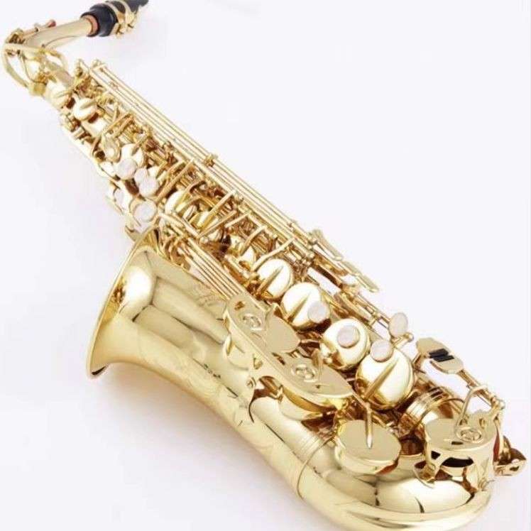 金音e100中音萨克斯降E调电泳金专业萨克斯风