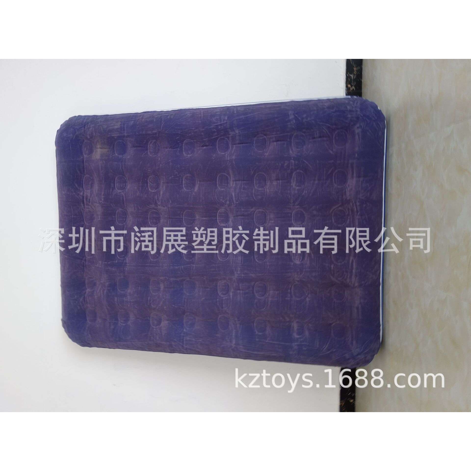 现货生产 加厚户外充气床家用植绒加大加高双人充气床垫