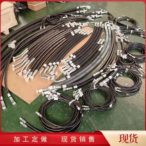 挖掘机配件挖掘机输油高压钢丝胶管油管总成 PC450-8全车油管