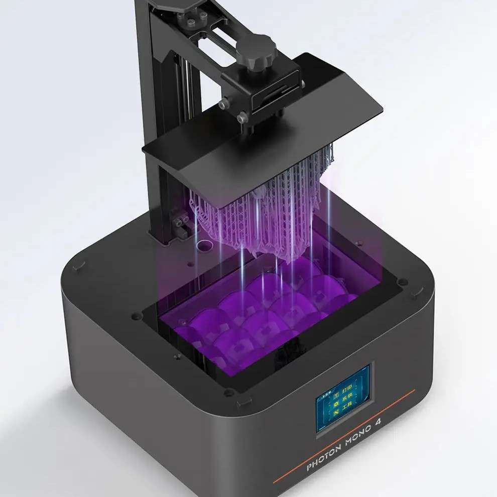 纵维立方ANYCUBIC7寸10K+Mono 4光固化3d立体打印机高精度工业家