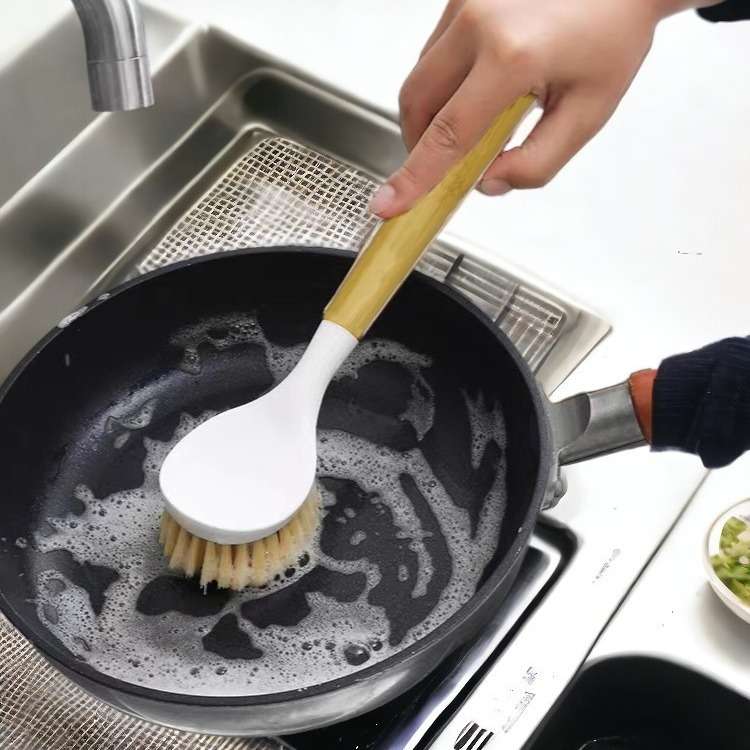 木质手拿不伤锅清洁刷子工具多功能厨房用品锅碟碗刷厨房四件套