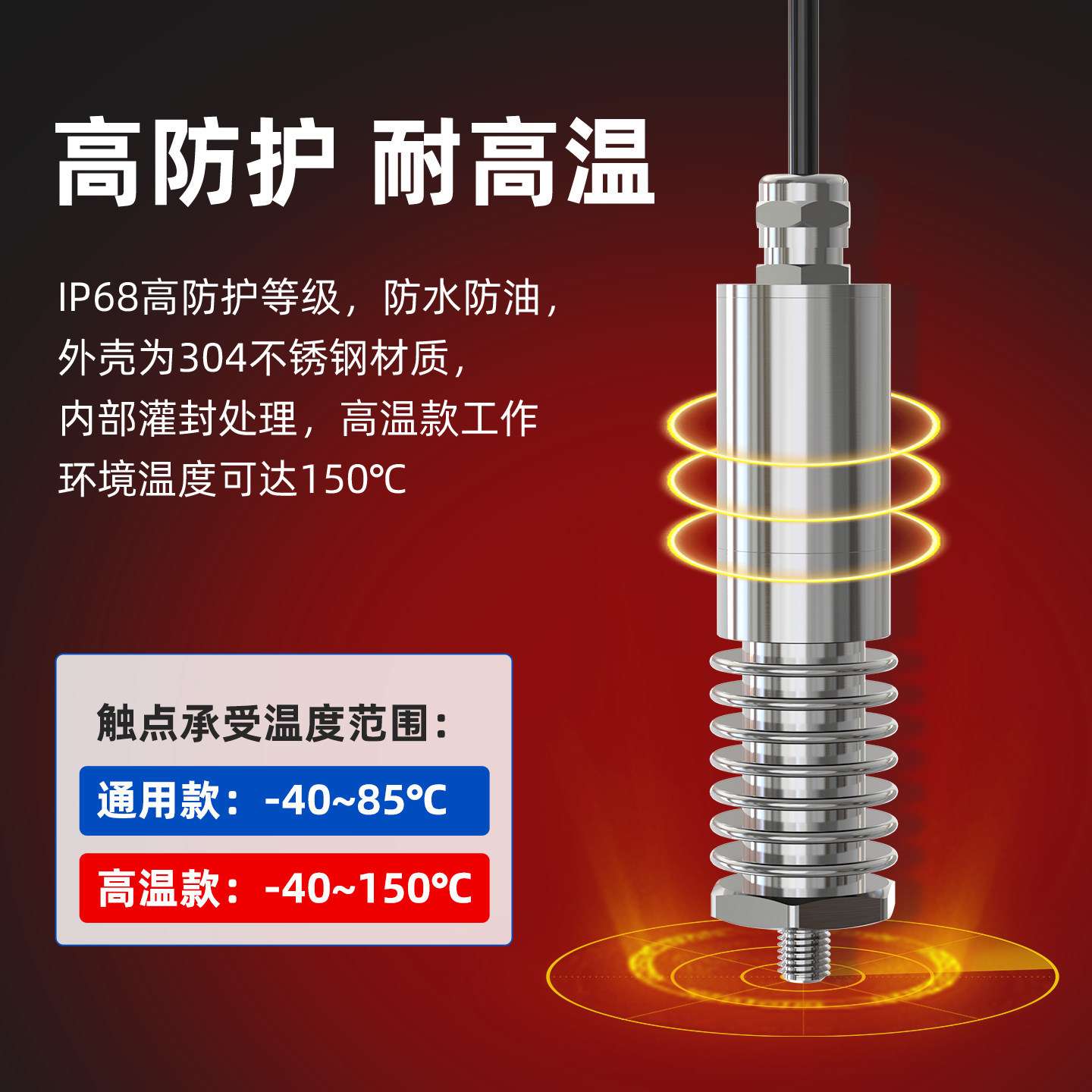 温振变送器高精度温度振动变送器三轴检测风机电机化工实验测振仪