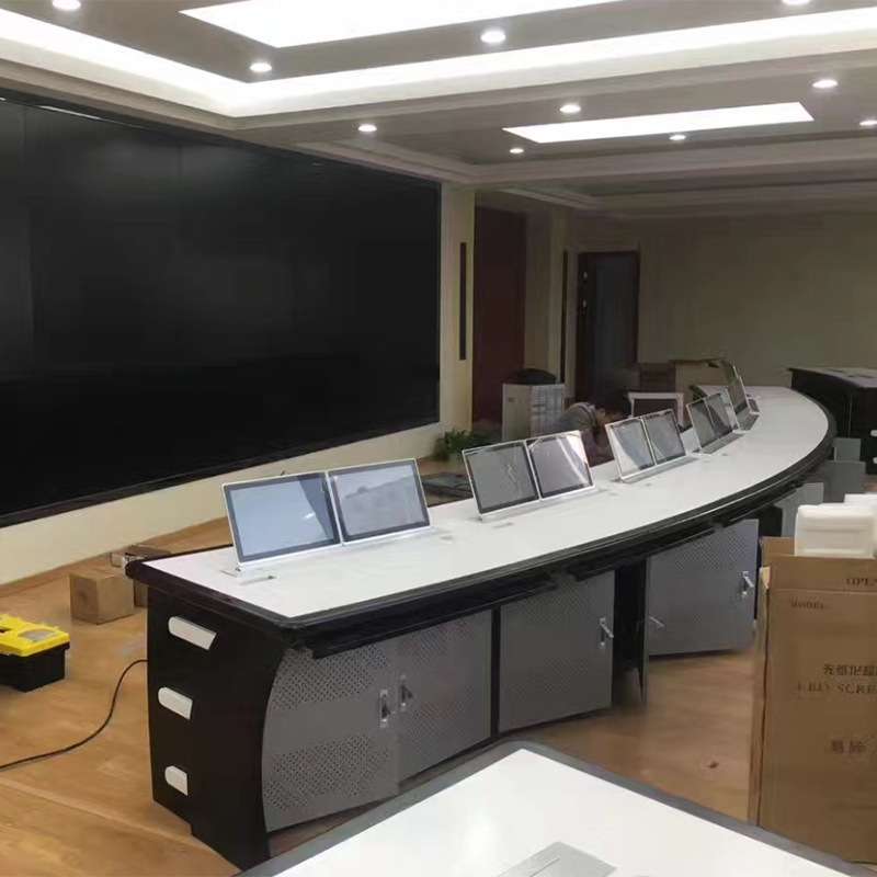 电动双屏升降器双屏幕升降设备会议室铝合金显示器液晶屏升降机