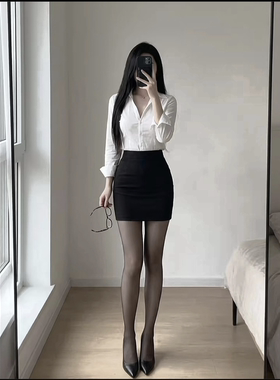 新款半身裙女小个子黑色包裙短款职业裙子紧身包臀裙包臀性感短裙