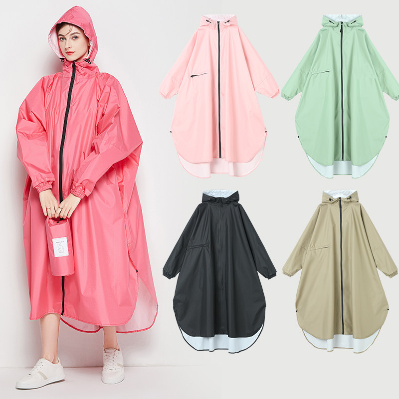 新品时尚加大加长全身防护斗篷雨披加厚防水户外徒步男女外套雨衣