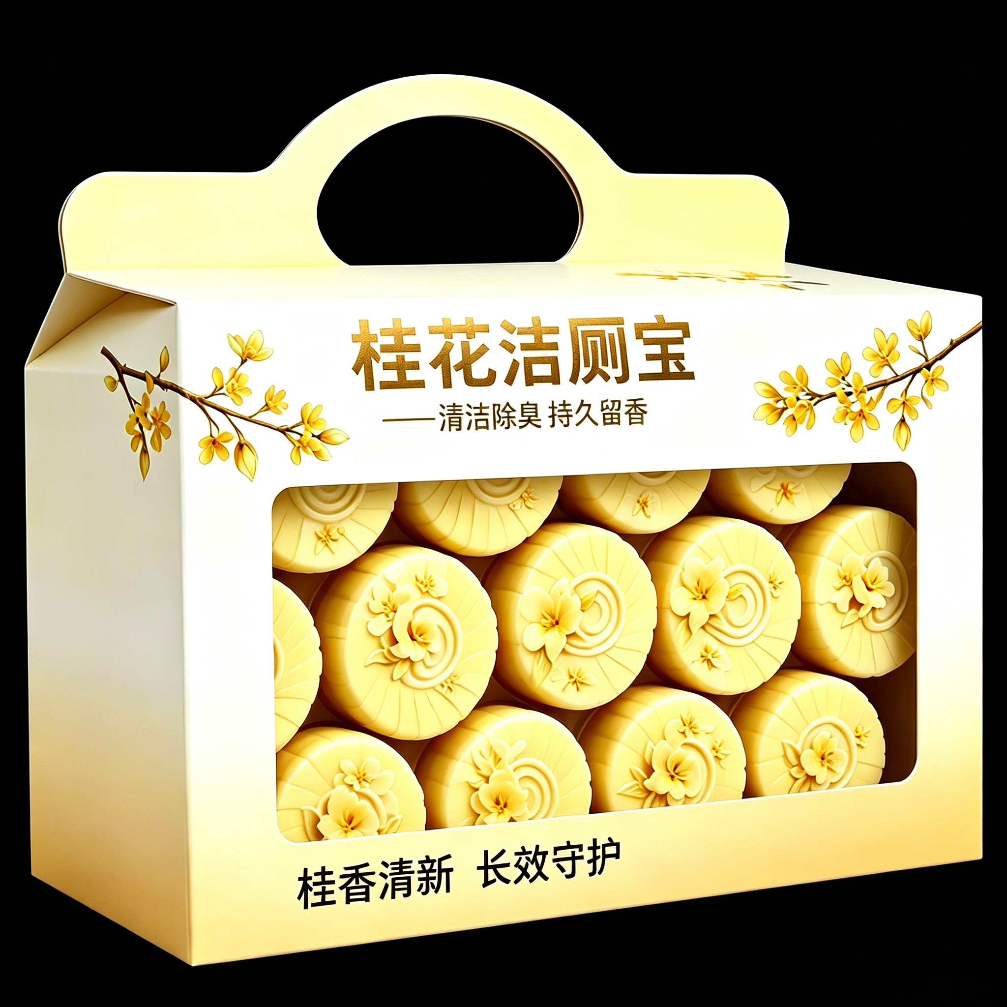 桂花清香卫生间除臭除垢洁厕宝