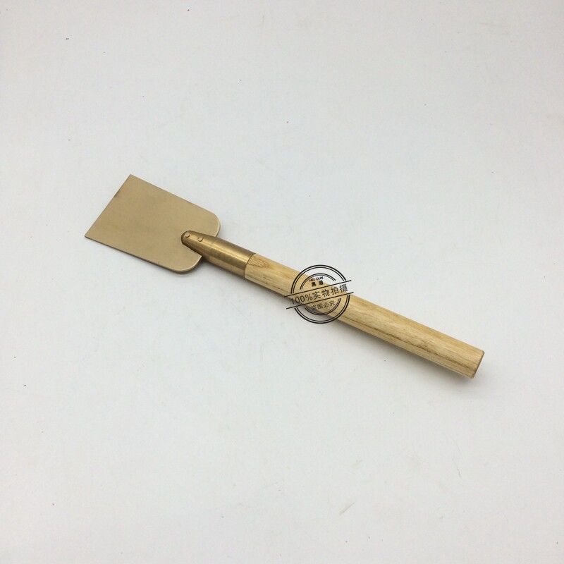 防爆除锈铲铜合金弧形清理铲无火花除锈铲刀防爆甲扁铲铜除锈刮刀
