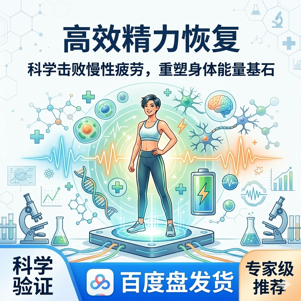正版视频课:《高效精力恢复课》为亚健康人群,科学恢复慢性疲劳