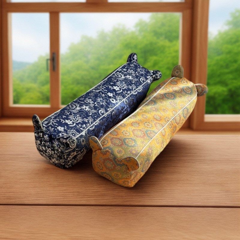 专用枕艾草枕颈椎枕头枕缓解疲劳枕头硬成人护颈修复圆形助睡眠枕