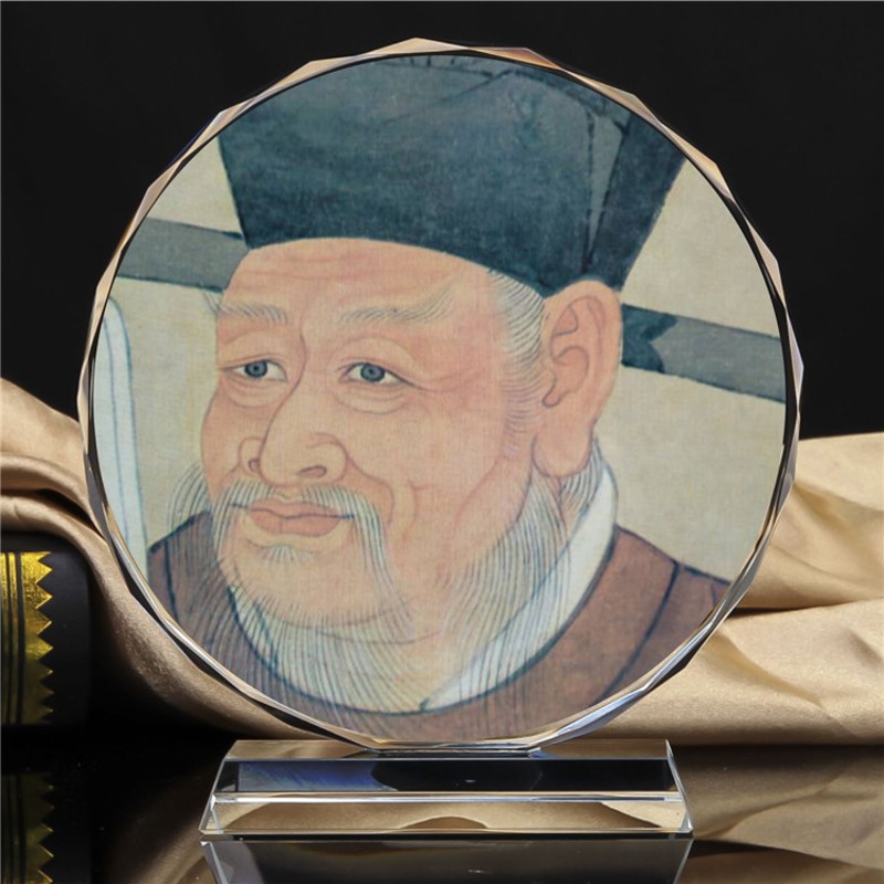 包拯/包公/包青天画像纪念品摆设装饰水晶摆件工艺品廉政文化礼物