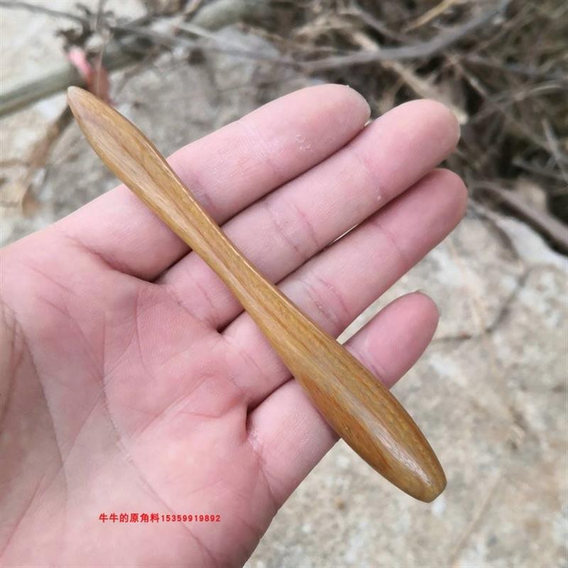 香木绿檀木钩针柄 毛衣勾针毛线蕾丝手钩编织工具不锈钢针头 包邮