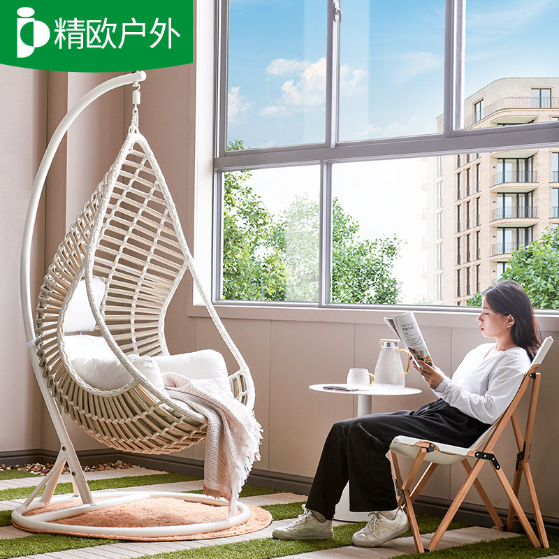 吊椅阳台家用休闲椅秋千室内摇椅网红摇篮椅吊床椅子鸟巢吊篮藤椅