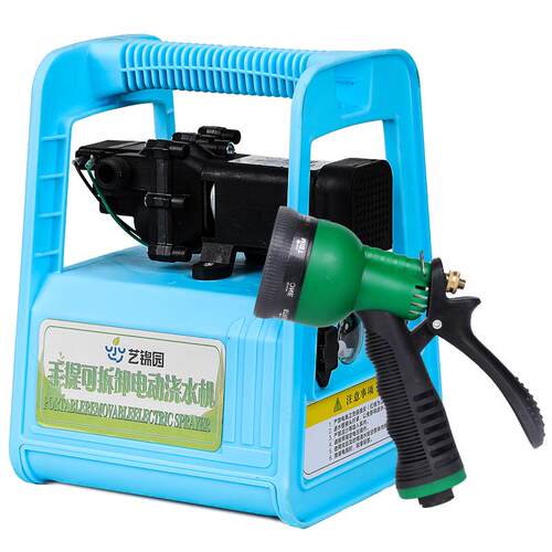 浇菜神器浇水机家用田园充电12V24V水泵农用户外小型吸水抽水机