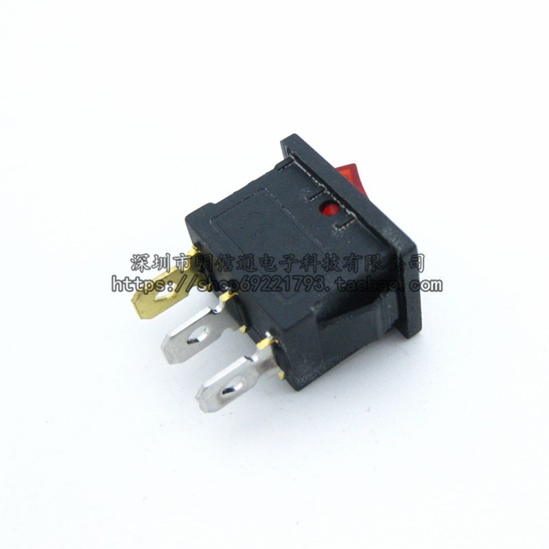 SS-8B-2开关带灯AC电源插座带保险管座5*20MM品字三芯10A/250V