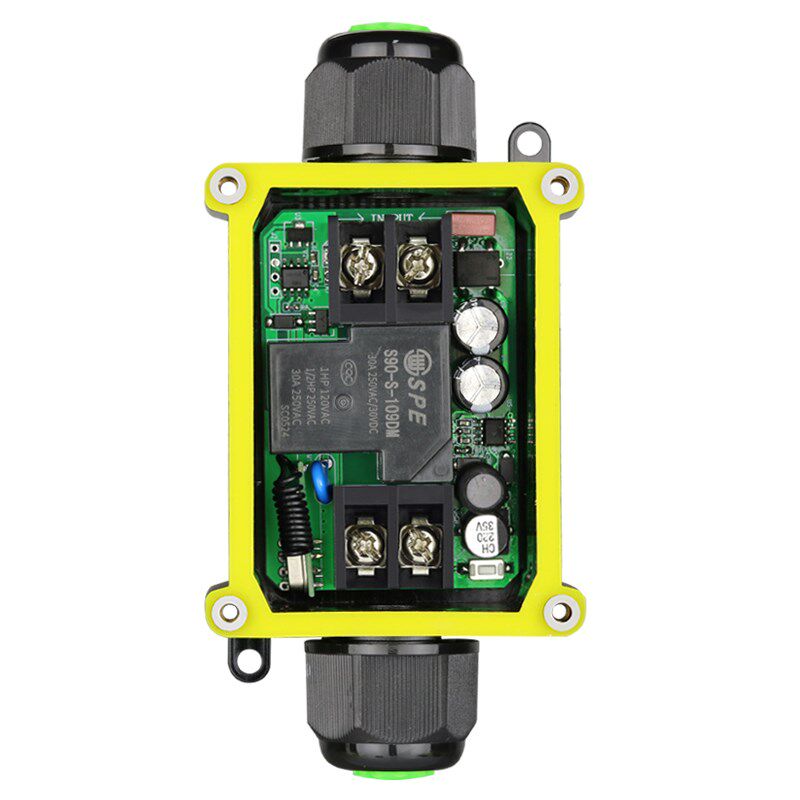 新款交流220V大功率防水遥控遥控开关 灯具水泵 电机大棚开关套装