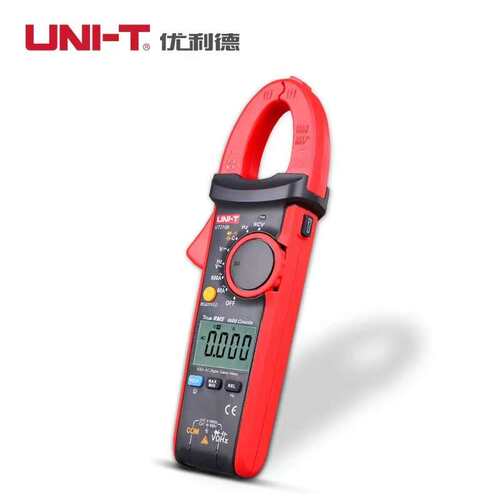 优利德600A数字钳形表UT216A/B/C电工专用高精度测电流电阻万用表