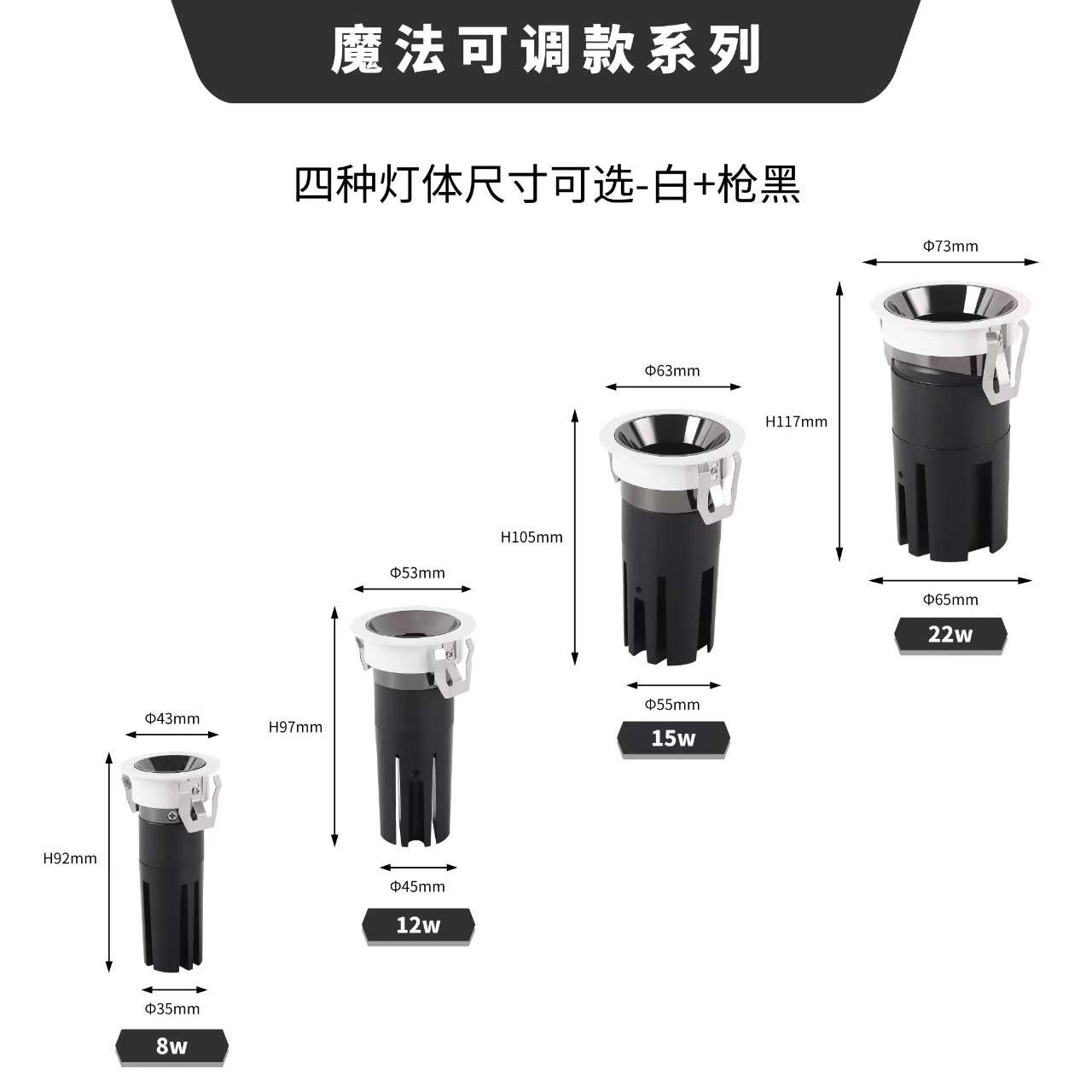 led射灯嵌入式防眩护眼小开孔家用客厅照明中山灯具小灯现代简约