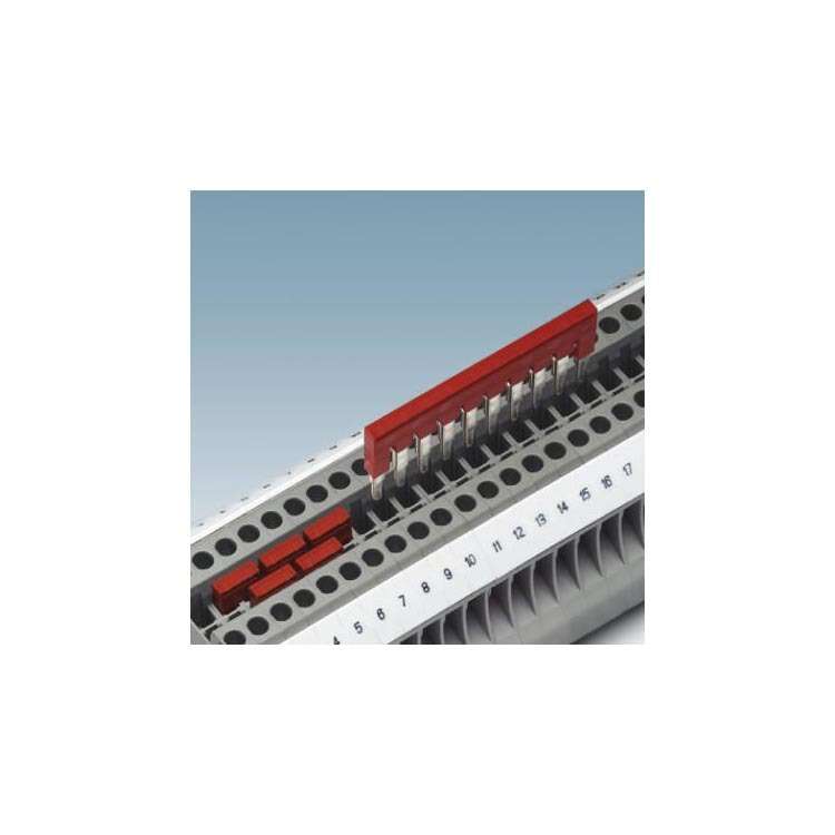 菲尼克斯端子短接片连接条桥接件插拔式 FBS 4-5 BU-3036893