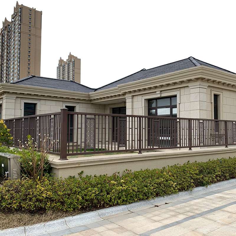 博盾中式阳台锌钢护栏防锈铁艺栏杆室外围栏现代简约别墅院子栅栏