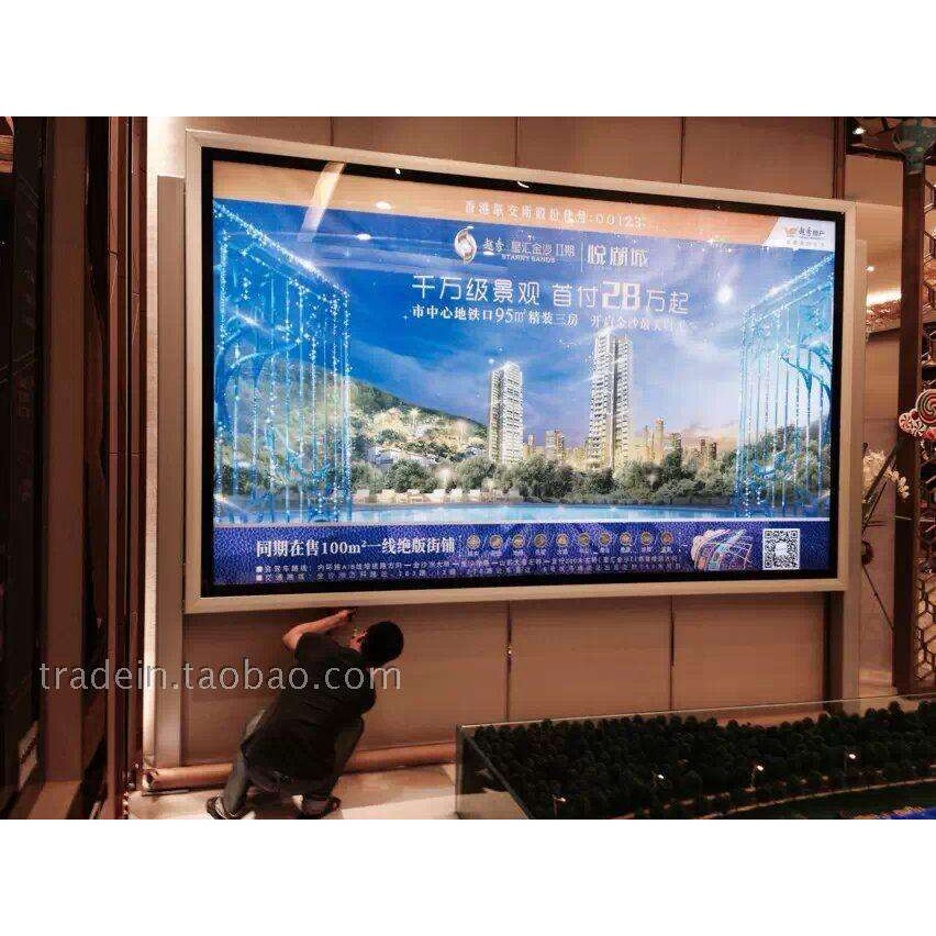 大型led滚动灯箱壁挂式单面室外广告灯箱换画滚轴系统广告牌定 做
