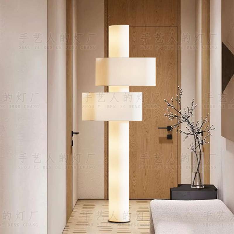 日式设计师创意简约禅意客厅沙发角落卧室民宿餐厅会展装饰落地灯