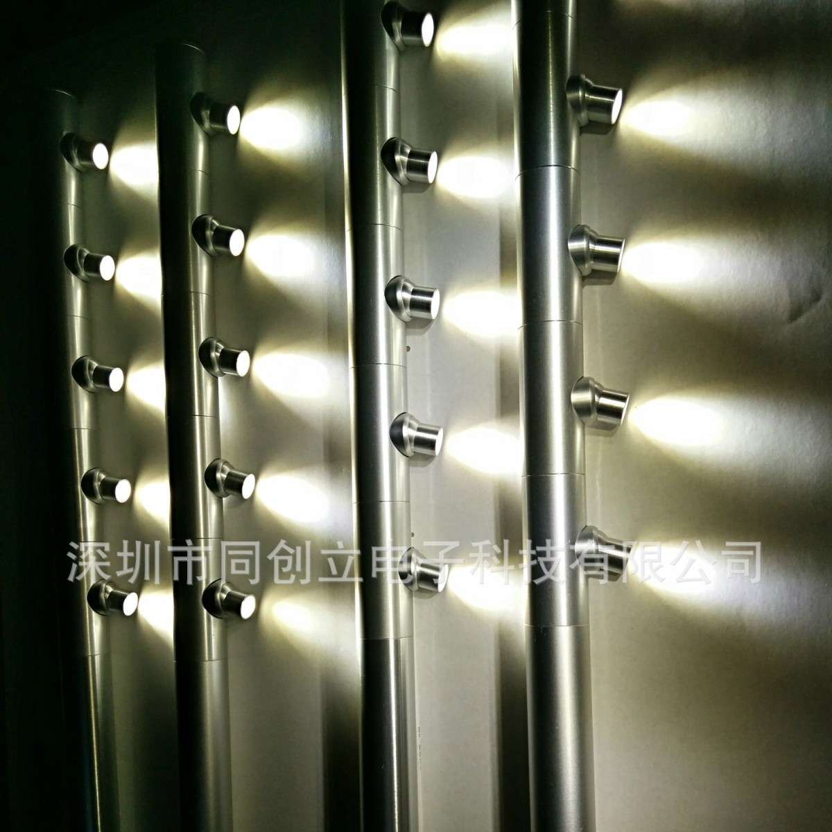 3头柜台灯LED立杆灯LED珠宝直杆柜台灯 可调角度 可定高度 灯数