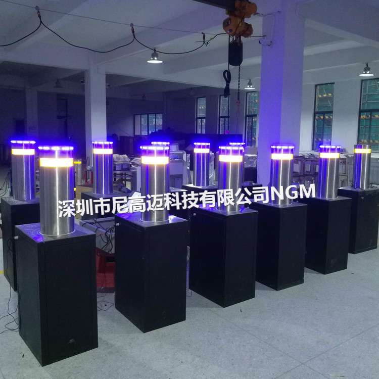 高端电液一体自动升降防撞柱 崇左学校道路升缩挡路地柱 防恐止车
