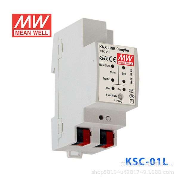 明纬电源KSC-01L有报文过滤功能支持长报文传输KNX线耦合器