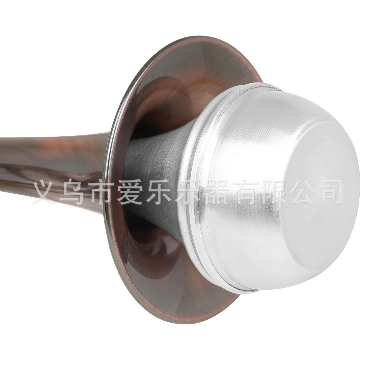 便携式小号弱音器橡胶密封铝合金小号静音器乐器练习不扰民减音器