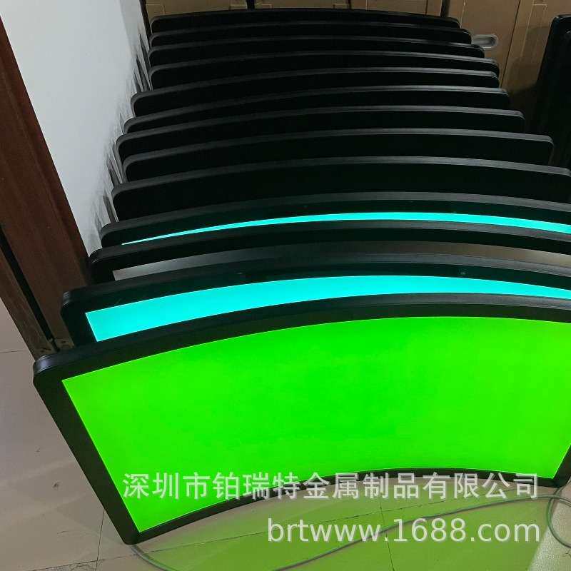 21.5-55寸自助终端曲面触摸显示器一体广告机周边钣金加工与代工