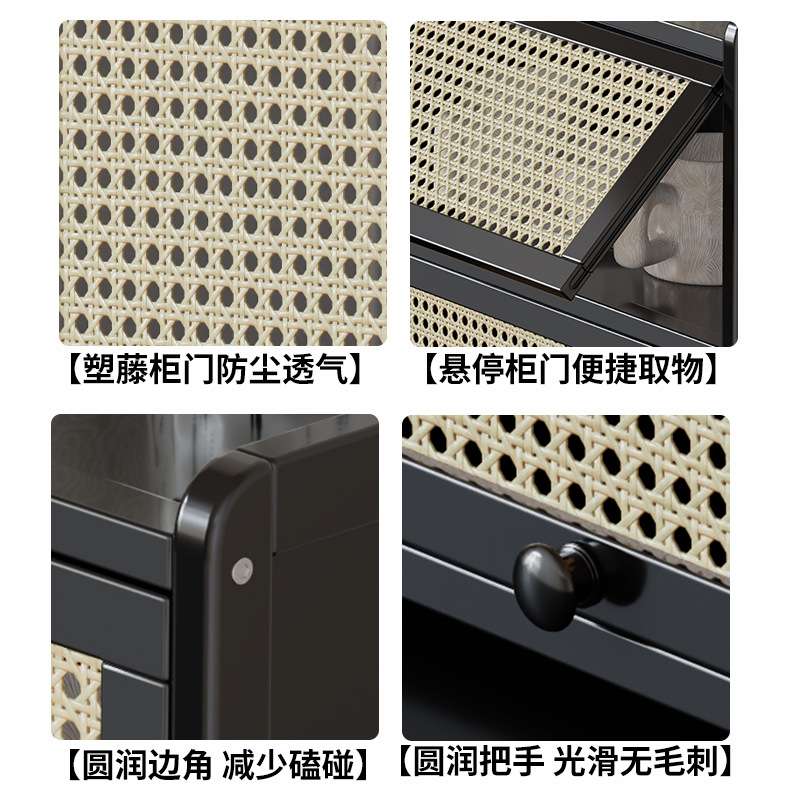 桌面杯架杯子收纳置物架多层置物柜茶杯咖啡杯具防尘柜桌面置物架