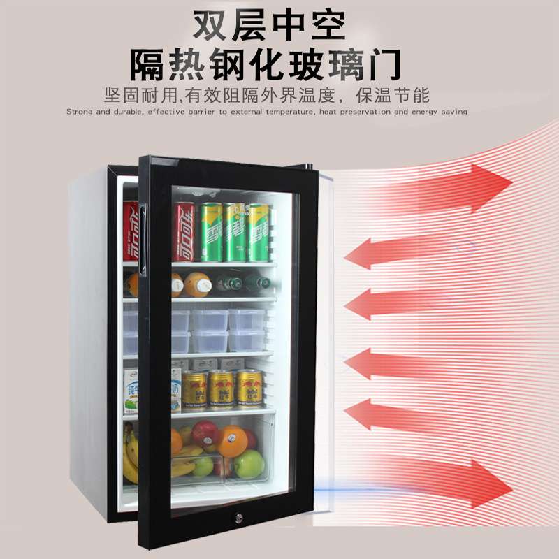 幼儿园食品留样专用柜饮料冷柜留样冰箱小型家商用冷藏展示柜带锁