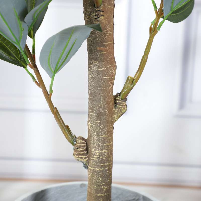 欧式仿真植物平安树盆栽客厅装饰塑料假树落地盆景室内假绿植摆放