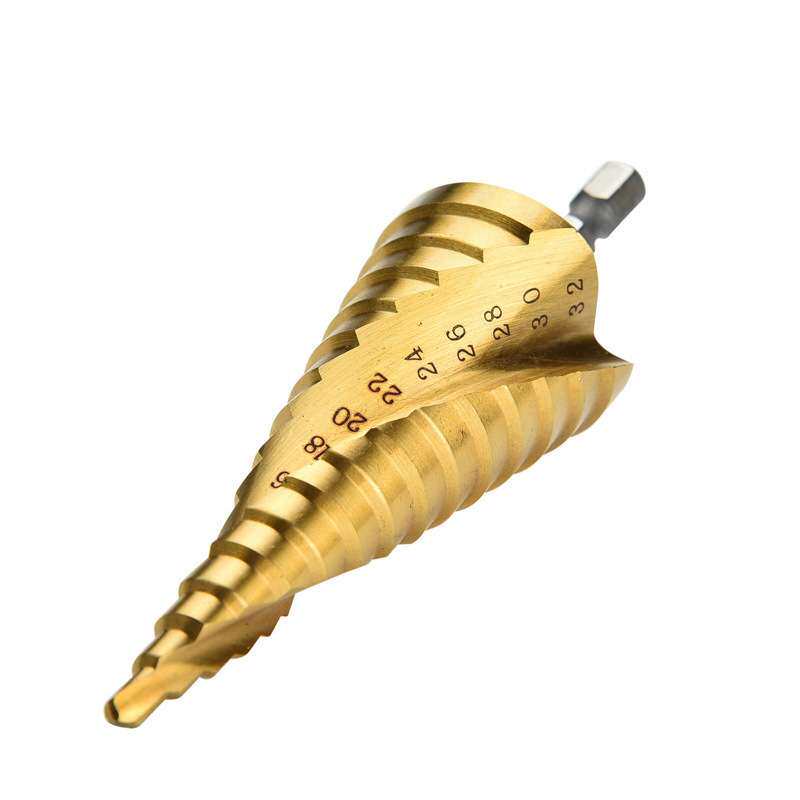 加长阶梯宝塔钻头多功能打孔器锥梯形塔形扩孔器高速钢金属开孔器
