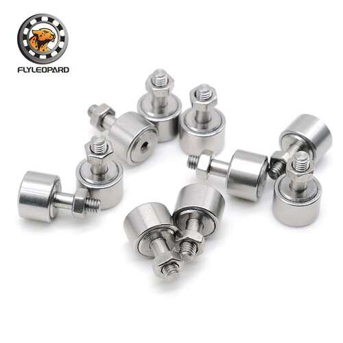 厂家直供440不锈钢凸轮轴承随动器CFS5V螺栓滚轮滚针轴承10*18*M5