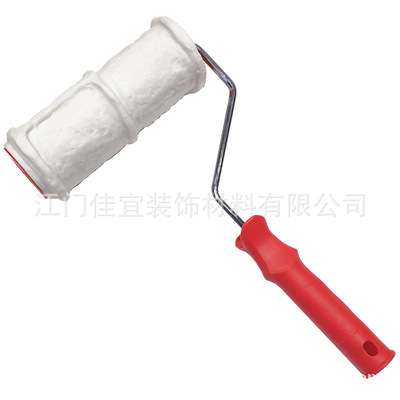 仿砖纹滚筒8寸质感压花滚筒硅藻泥施工工具艺术涂料肌理滚压花滚