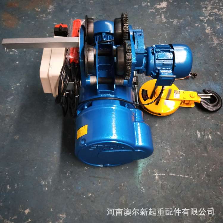 工字钢轨道电动葫芦 跑车电动葫芦 2t9m双速运行小吊机