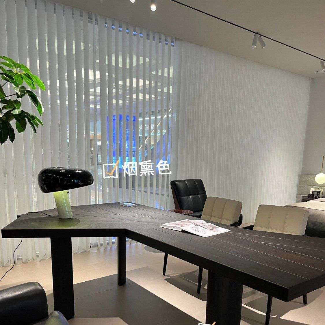 实木书桌现代异形办公桌房间原木电脑长桌设计师老板桌工作台桌子