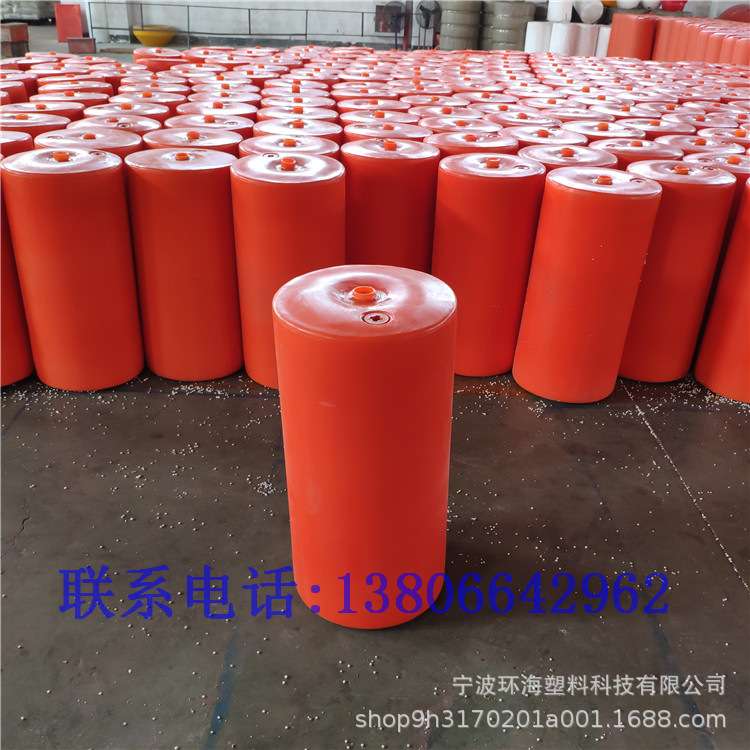 江面塑料拦污浮桶 湖泊水面垃圾拦截浮筒 直径50cm*1米保洁浮条