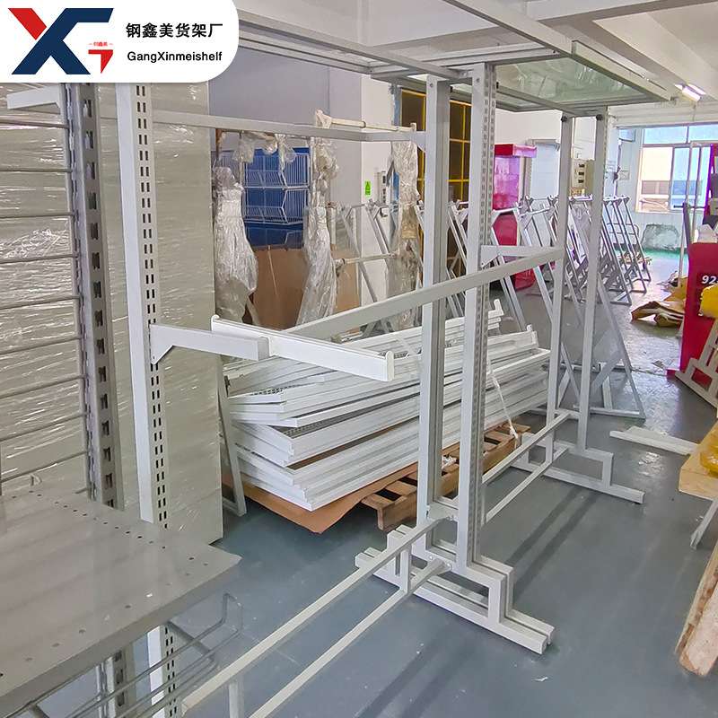 新款货架商超卖场服装展示架商场男女装童装陈列架广州厂家直销