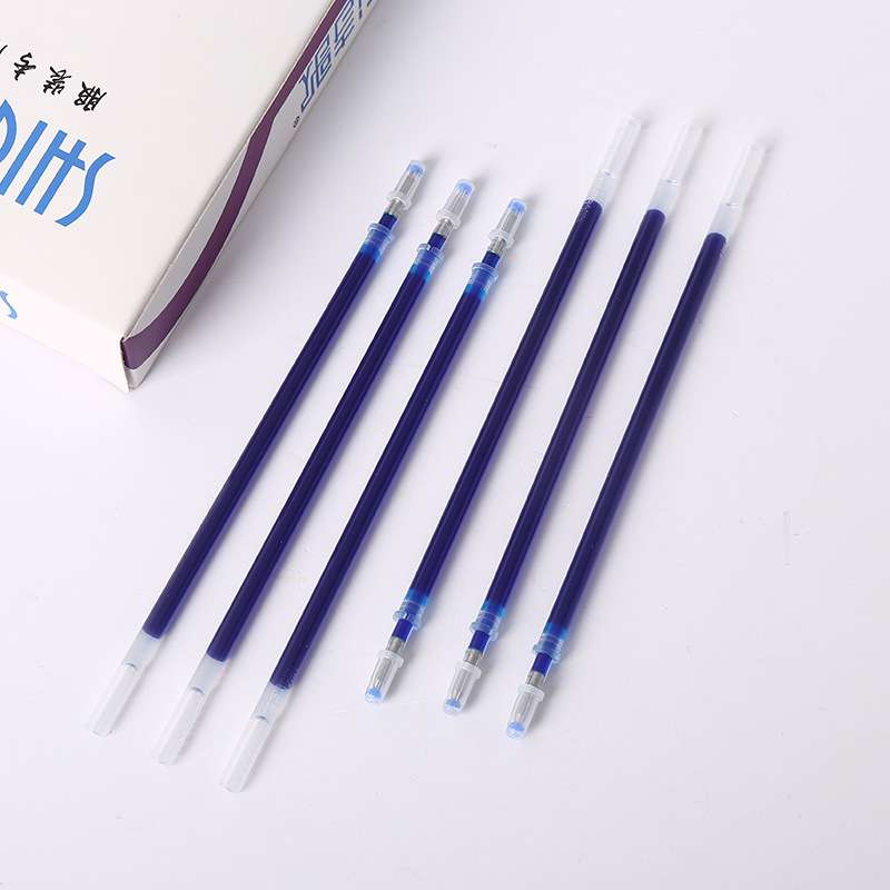 诗歌水消笔布用刺绣画点描天蓝色水溶笔芯褪色记号裁剪手工水洗笔