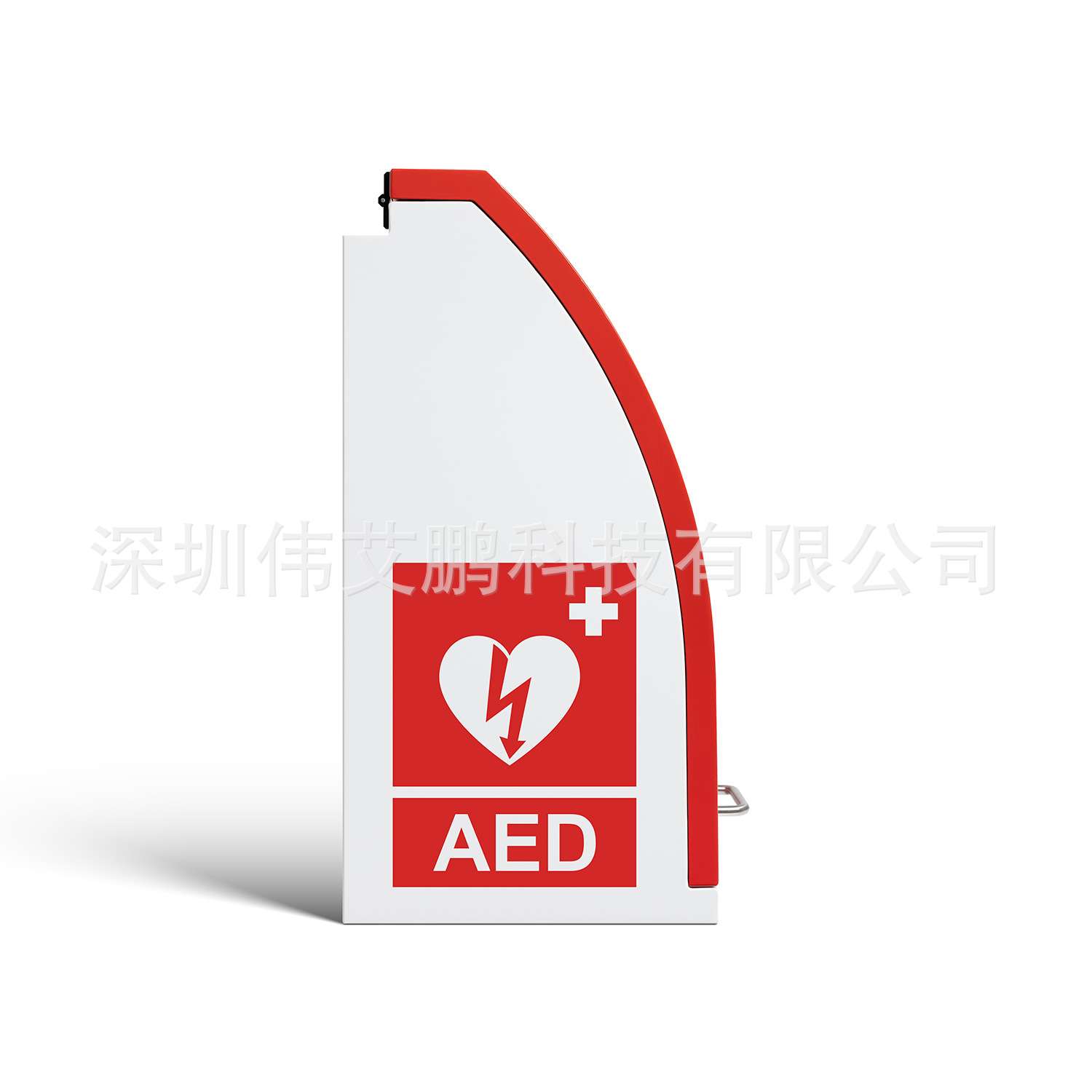 aed除颤仪急救箱子柜子高品质耐用带加热制冷系统弧形机柜机柜M8