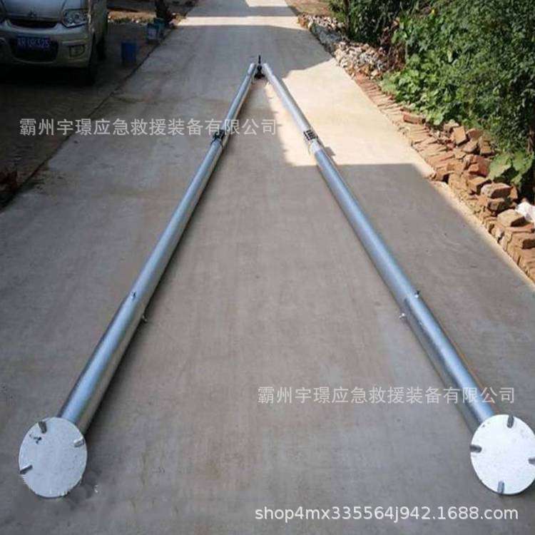 LGRB铝合金管式人字抱杆输配电吊装组立塔杆圆管式水泥杆立杆机