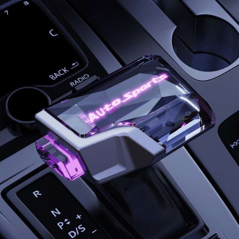 LED触摸发光 水晶款 档把头 通用汽车自动挡 带按钮排挡头
