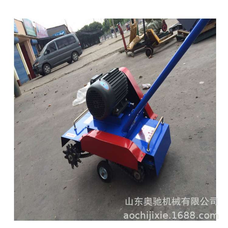 供应混凝土路面清灰机 电动手扶混凝土清渣机 600型多功能清灰机
