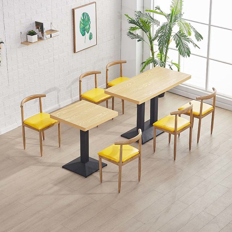 快餐桌椅组合烧烤面馆早餐饭店麻辣烫奶茶甜品汉堡店餐厅桌子商用
